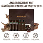 BODY &amp; EARTH Herrenpflege-Geschenkset Sandelholz, 10-teiliges Pflegeset mit Bartöl