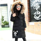 Winterjacke Mädchen Warme Länge, Wintermantel Kinder Dicke Outdoorjacke 