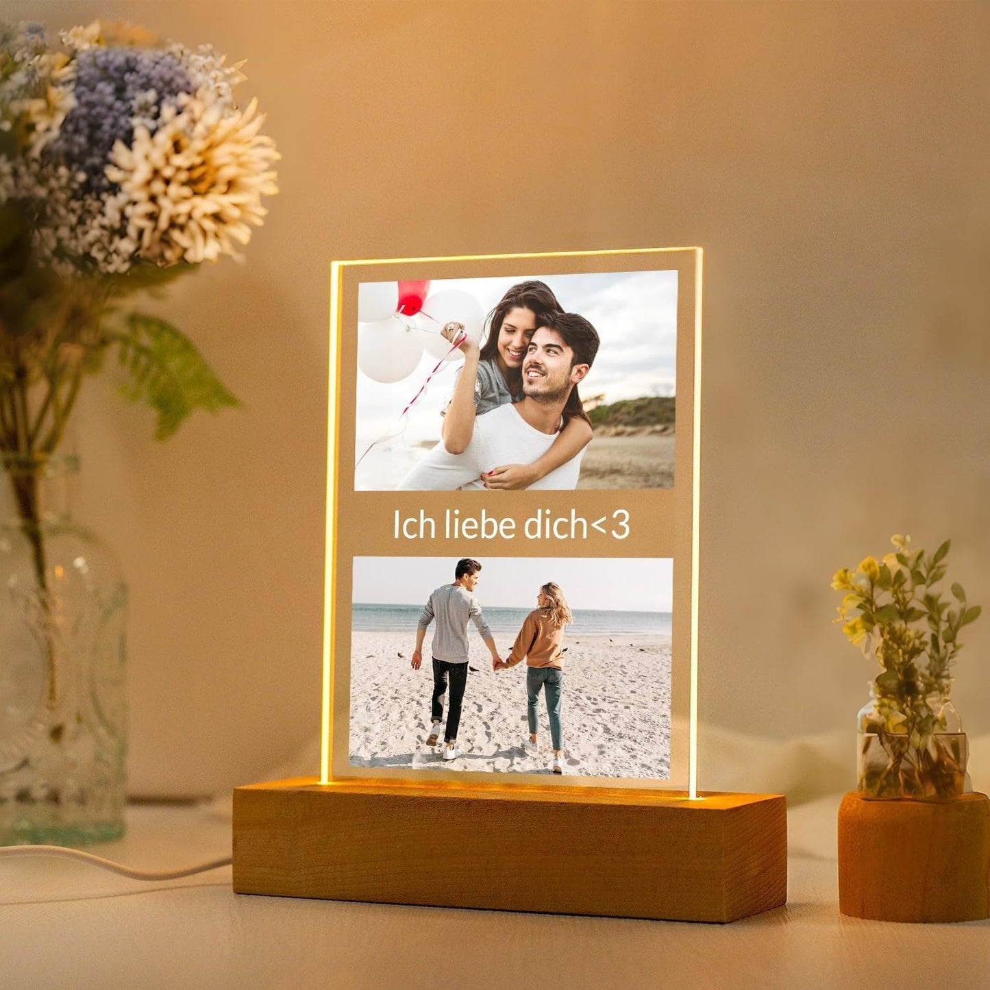 Personalisierte Geschenke für Freundin, Bilderrahmen mit Foto 