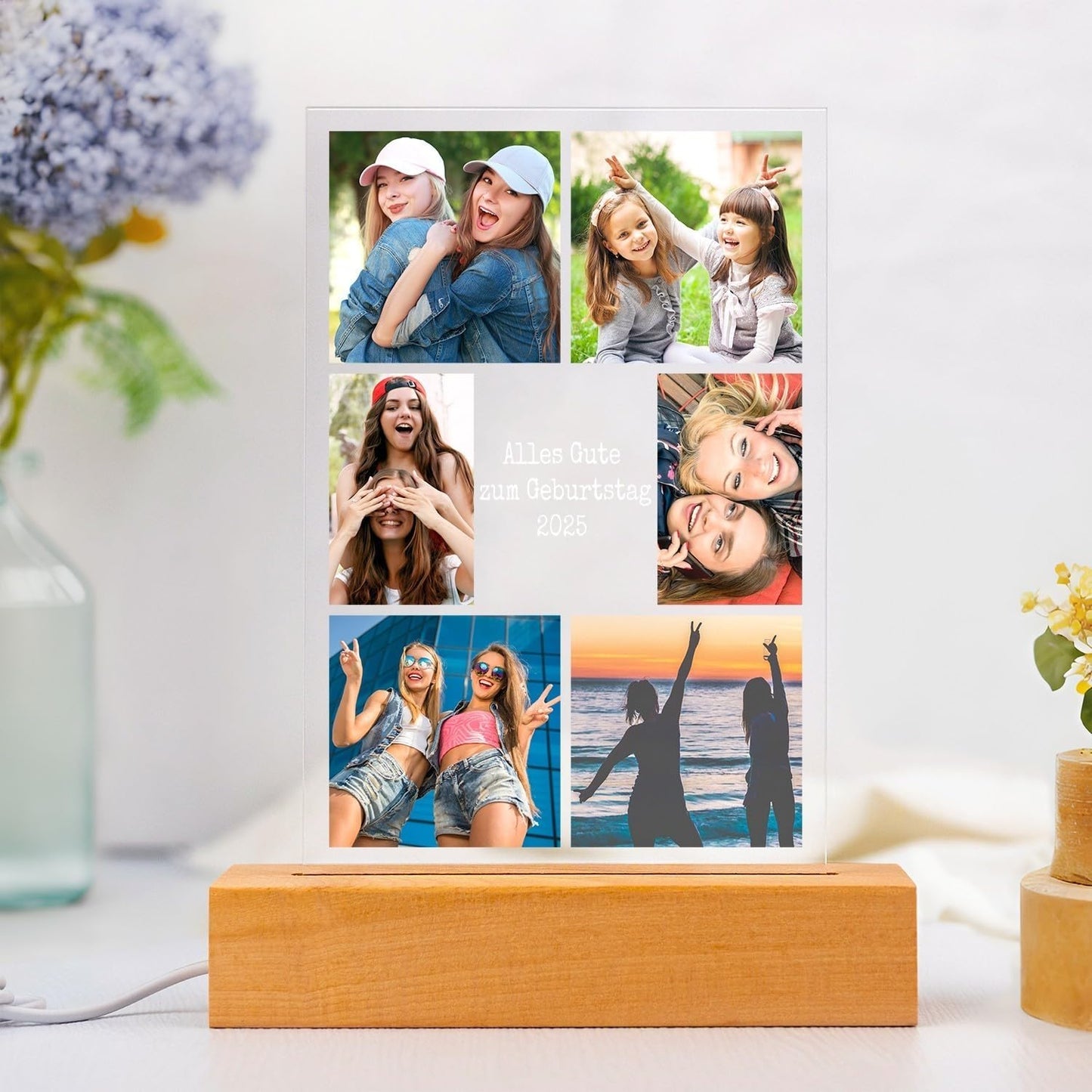 Personalisierte Geschenke für Freundin, Bilderrahmen mit Foto 