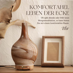 Aroma Diffuser Luftbefeuchter,150ml Luftbefeuchter Ultraschall Leise 7 farbwechselnde LEDs 