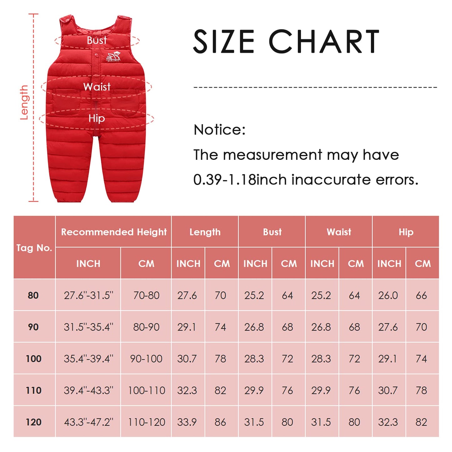 SEAUR Baby Down Trousers Lightweight Warm Snow, Windproof Ski Trousers