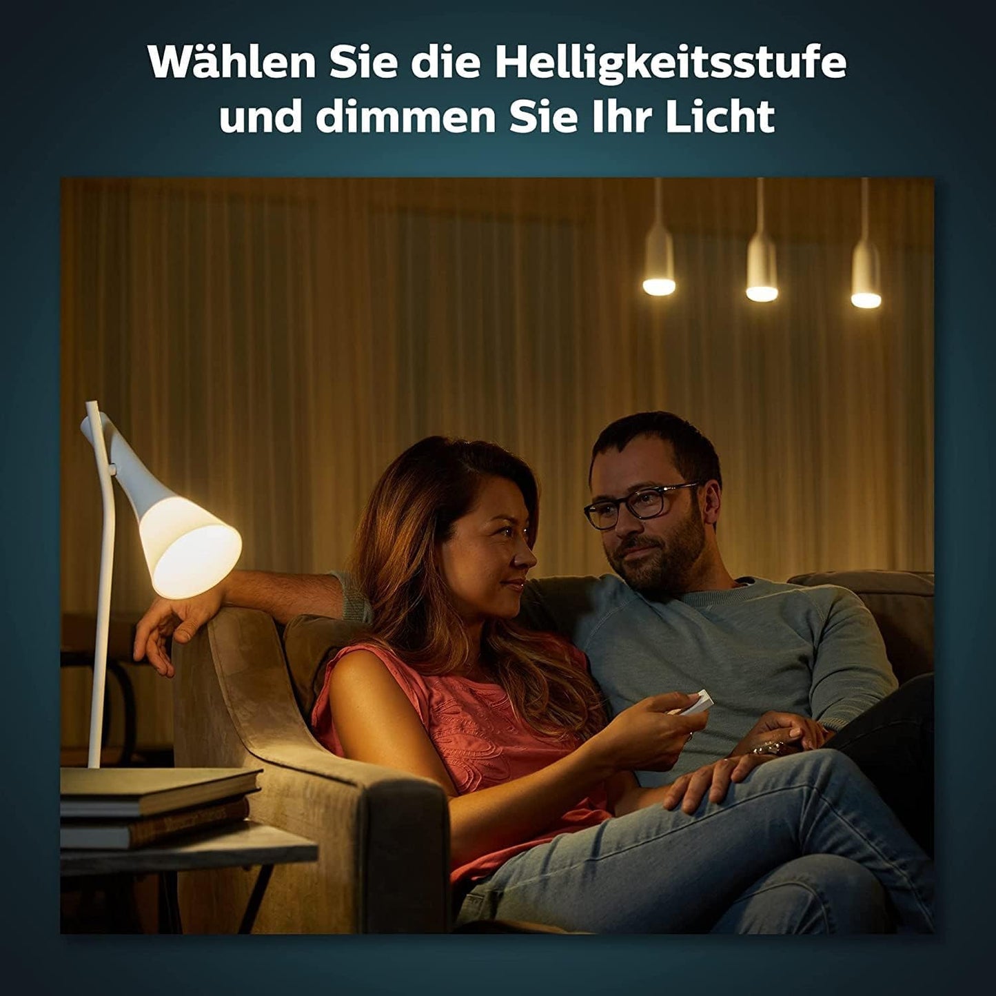 Philips Hue Dimmschalter für Hue Lichtsysteme, Smarter Dimmer zur Steuerung von Leuchten und Lichtszenen 