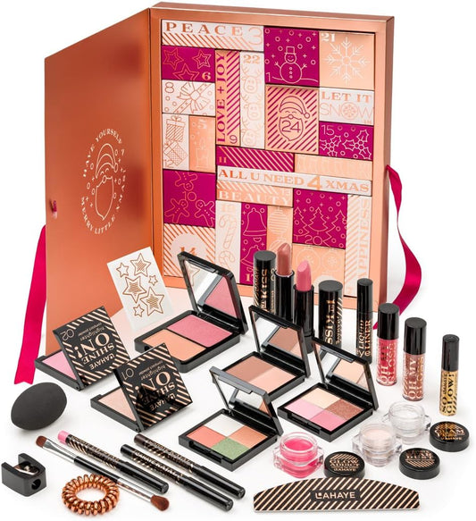 Beauty Adventskalender „All you Need“ 2025 – 24 hochwertige Makeup und Kosmetik, Geschenkset, Make-up 