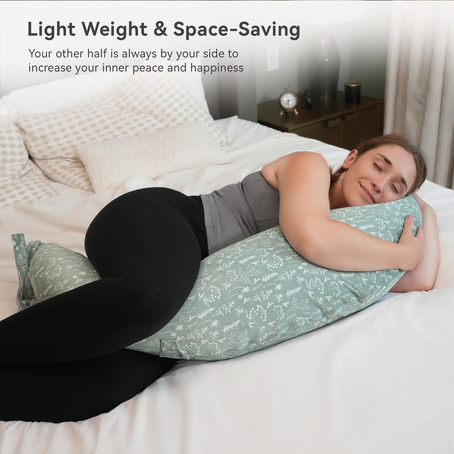 Stillkissen, vielseitiges Positionierungskissen in Übergröße, Schwangerschaftskissen für Babys und Erwachsene, Seitenschläferkissen mit waschbarem 