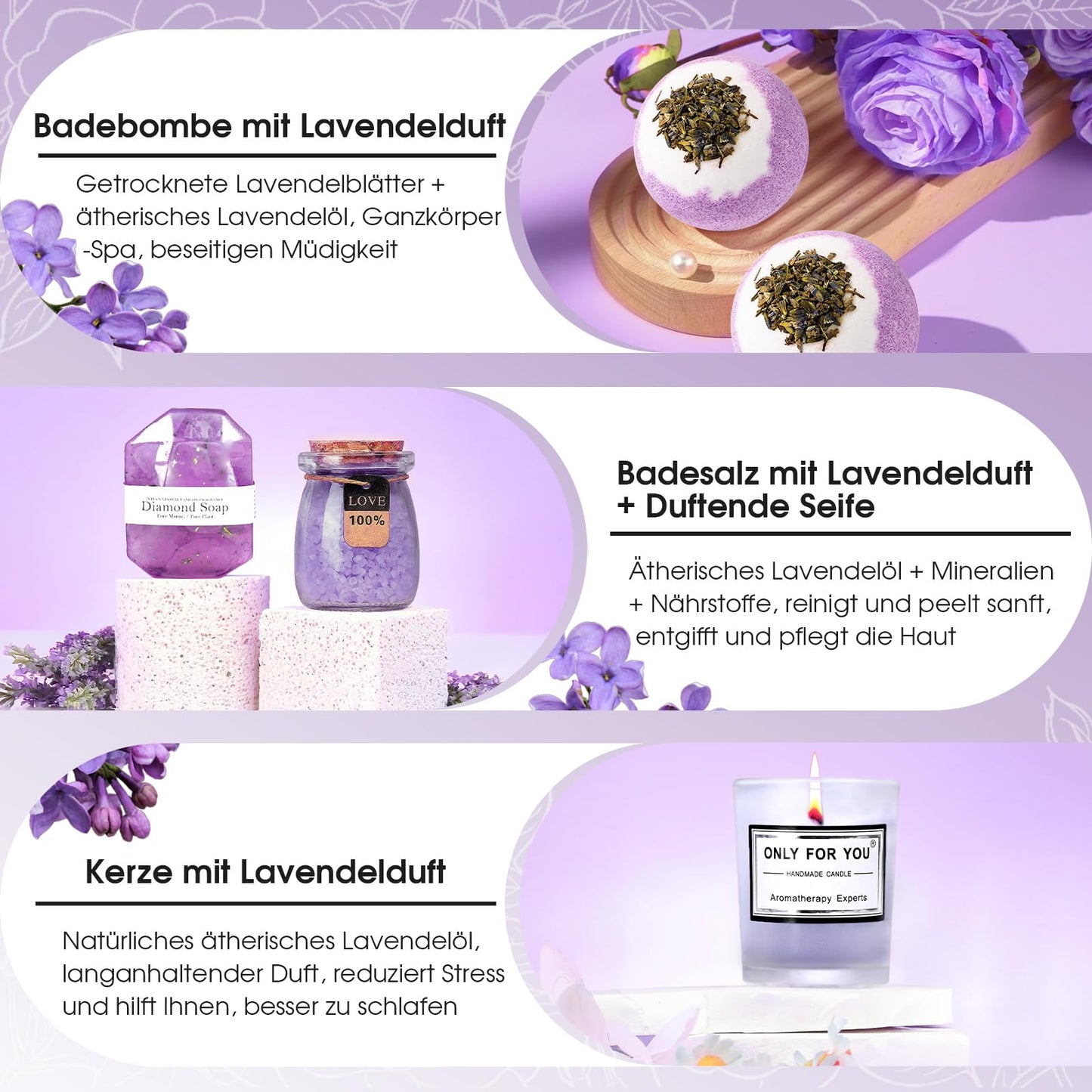Yogopro-Geschenke für Frauen, Geburtstagsgeschenk für Frauen, Geschenkset, Wellness-Geburtstagsgeschenk 