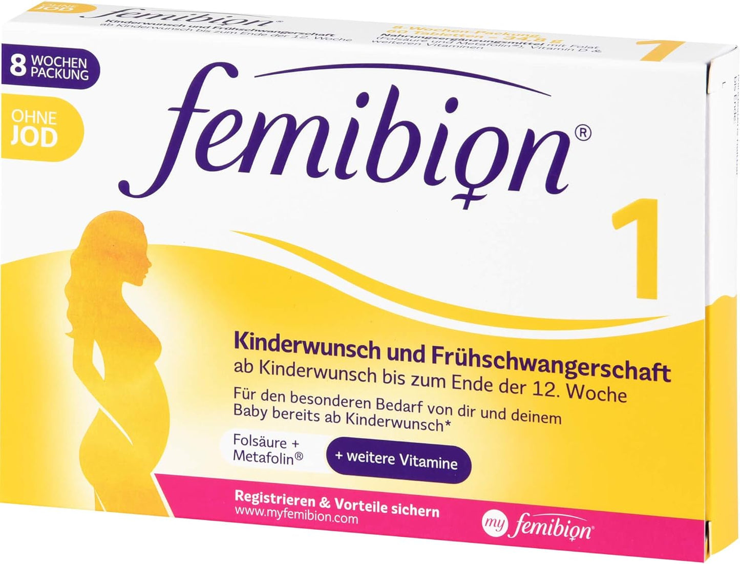 Femibion ​​1 Schwangerschaft + Frühschwangerschaft ohne Jod 
