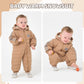 JiAmy Baby Overall Winter, Schneeanzug Baby Jungen Mädchen, Warm Outfits Mit Kapuze