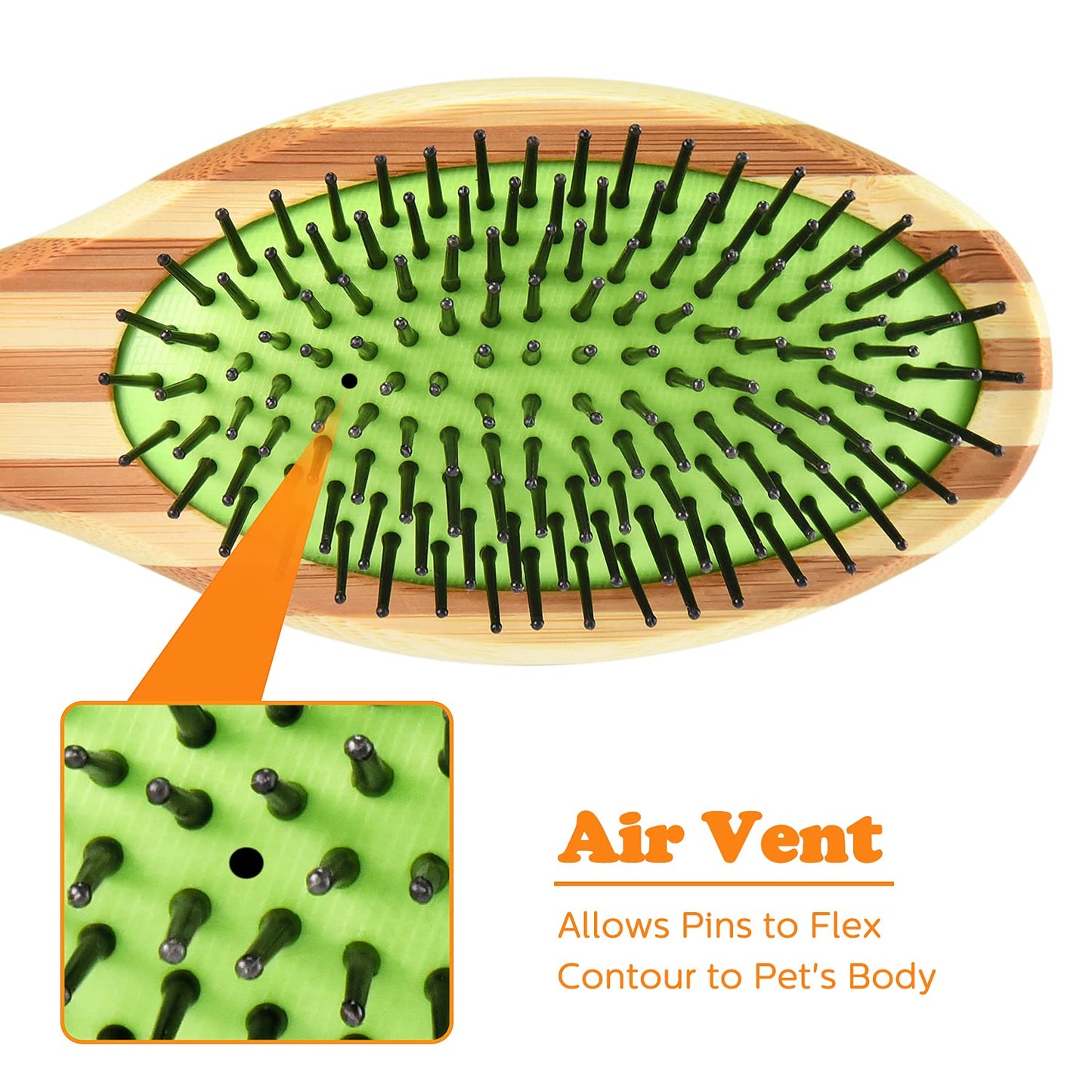 Hundebürste &amp; Katzenbürste, Doppelbürste für Hunde und Katzen 