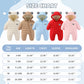 JiAmy Baby Overall Winter, Schneeanzug Baby Jungen Mädchen, Warm Outfits Mit Kapuze