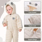 JiAmy Baby Overall Winter, Schneeanzug Baby Jungen Mädchen, Warm Outfits Mit Kapuze