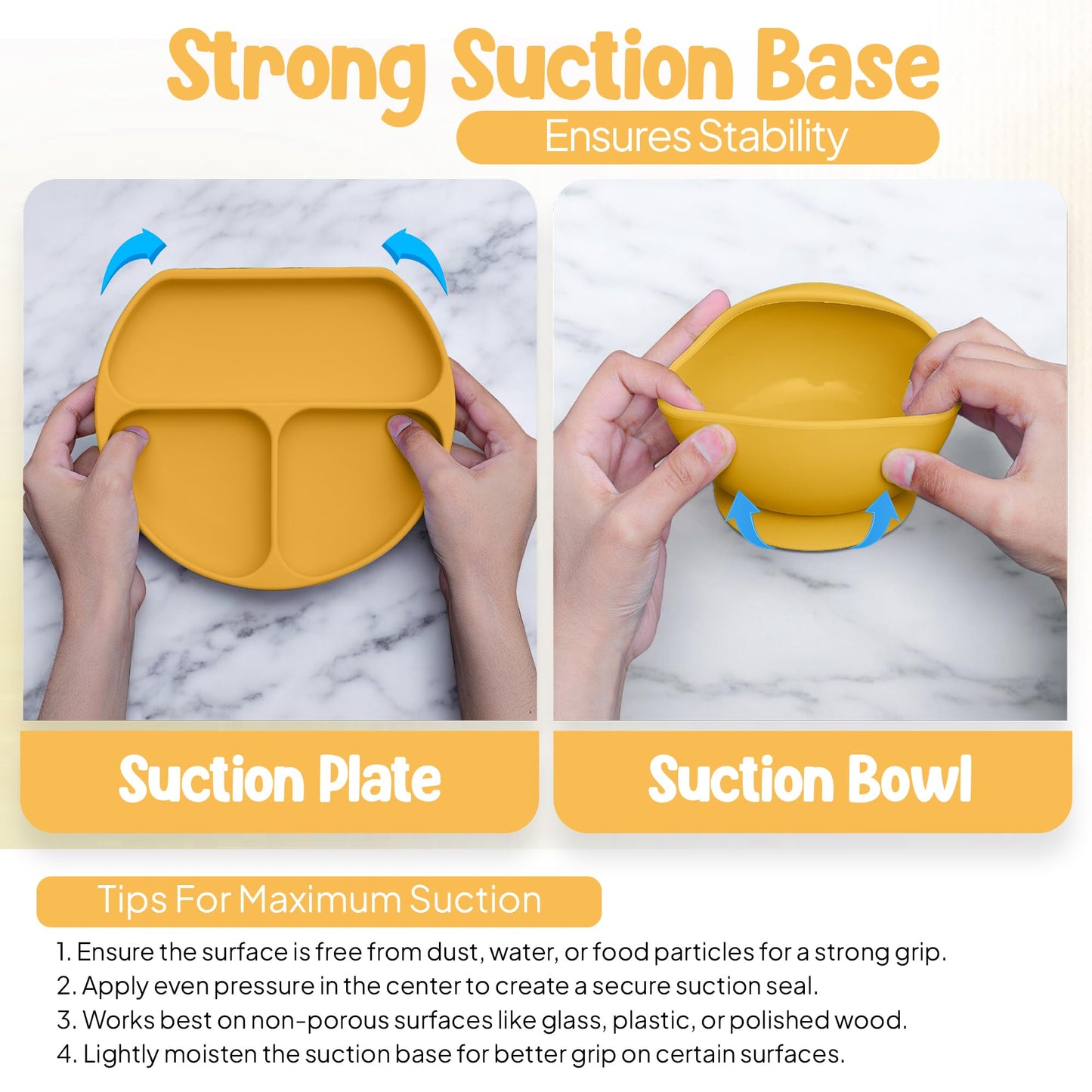 11-teiliges Babygeschirr-Set mit LED-Beleuchtung, Zubehör für Kleinkinder, Baby-Fütterungsset 