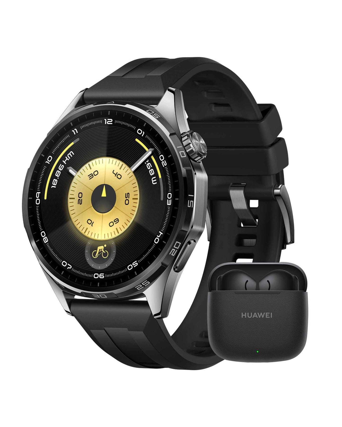 HUAWEI Watch GT 6 Pro Smartwatch, GPS, EKG, 1,47 Zoll AMOLED-Display, bis zu 21 Tage Akkulaufzeit, umfassende Fahrradfunktionen, über 100 Sportmodi, kompatibel mit Android und iOS 