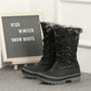 DREAM PAIRS Jungen Mädchen Winterstiefel Wasserabweisend, Warm Rutschfest Schneestiefel 