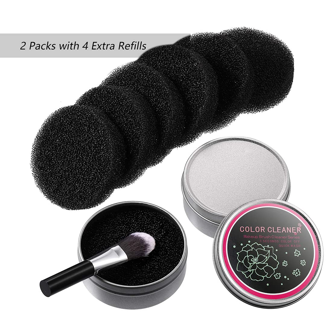 Make-Up Brush Cleaner for Quick Colour Changing, Easy to Clean