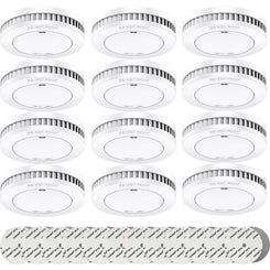 6er Rauchmelder Set 10 Jahre Batterie, Feuermelder, Brandmelder 10 Jahre Batterie 