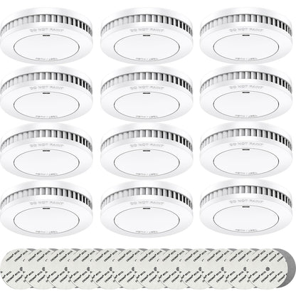 6er Rauchmelder Set 10 Jahre Batterie, Feuermelder, Brandmelder 10 Jahre Batterie 