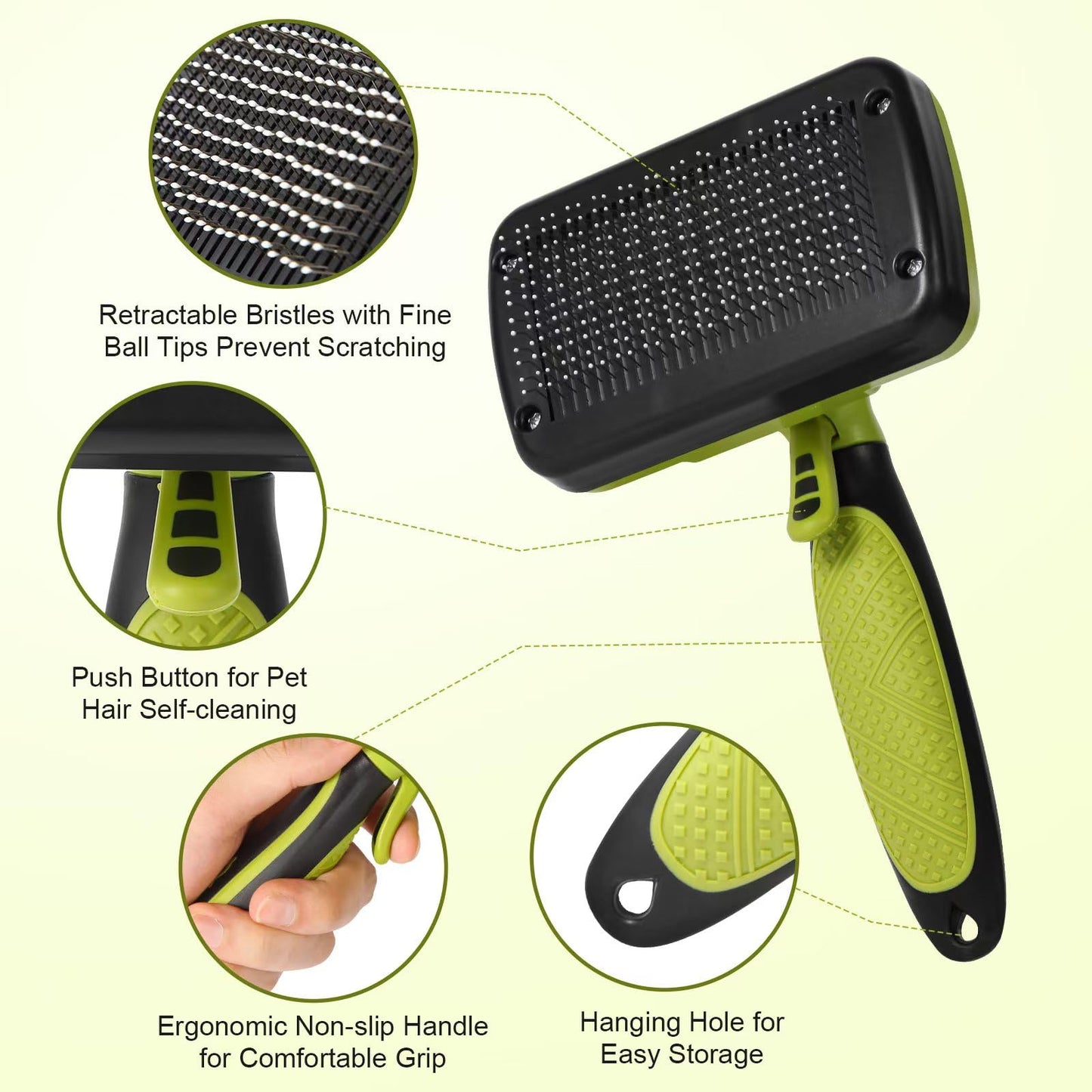 3 Stück Haustier Hundebürste Katzenbürste Hundebürste Doppelseitig 