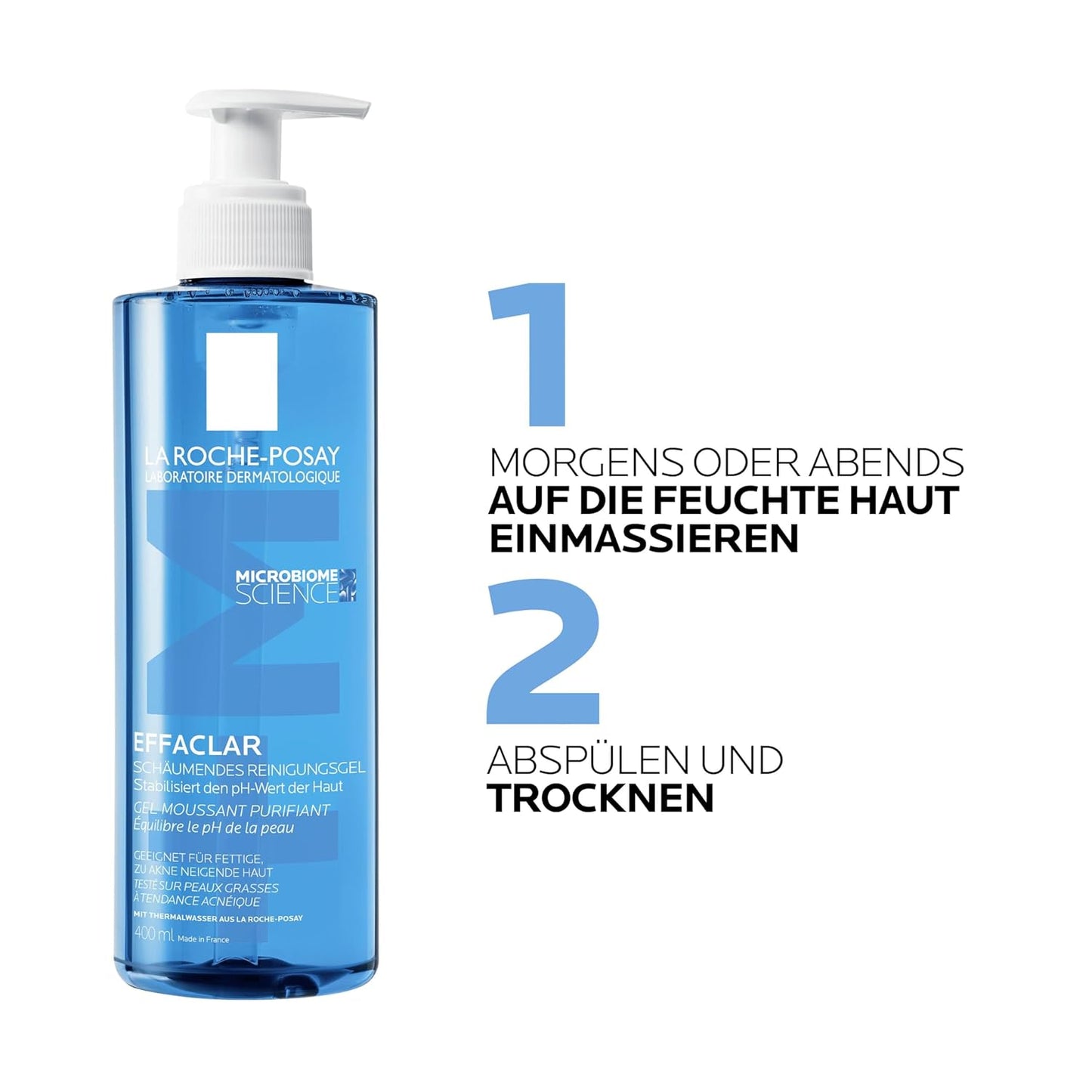 Roche Posay Effaclar Reinigungsschaum-Gel, 400 Milliliter 