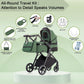 3-in-1 Kinderwagen-Set mit Sitz und faltbarem Babybett, verstellbare Liegeposition, bis 15 kg, 0-3 Jahre 