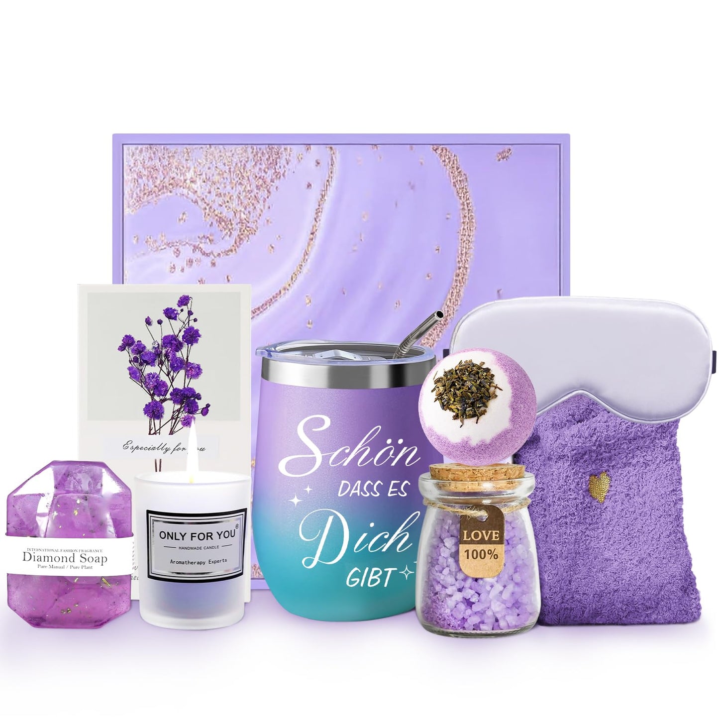 Yogopro-Geschenke für Frauen, Geburtstagsgeschenk für Frauen, Geschenkset, Wellness-Geburtstagsgeschenk 