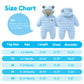 JiAmy Baby Overall Winter, Schneeanzug Baby Jungen Mädchen, Warm Outfits Mit Kapuze
