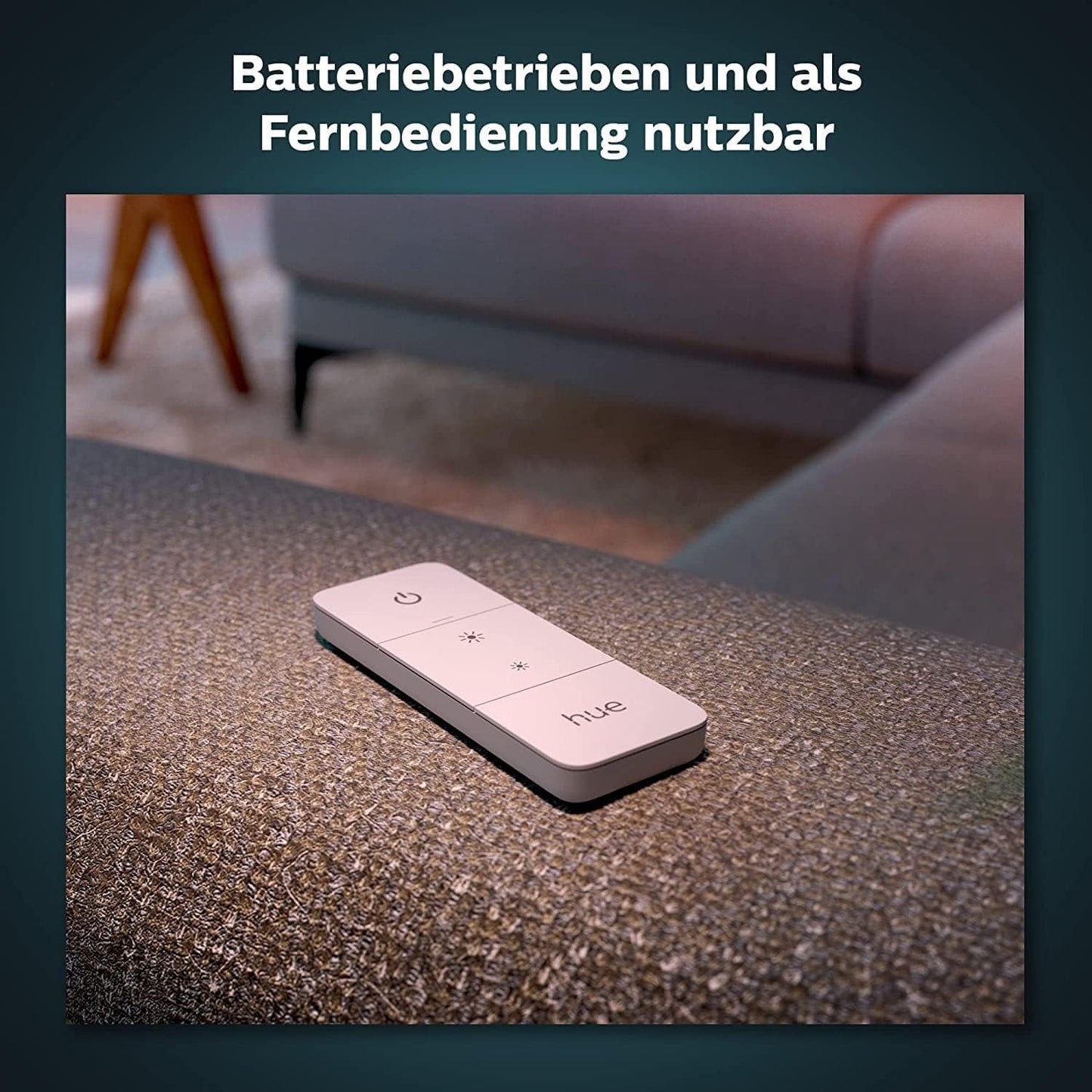 Philips Hue Dimmschalter für Hue Lichtsysteme, Smarter Dimmer zur Steuerung von Leuchten und Lichtszenen 