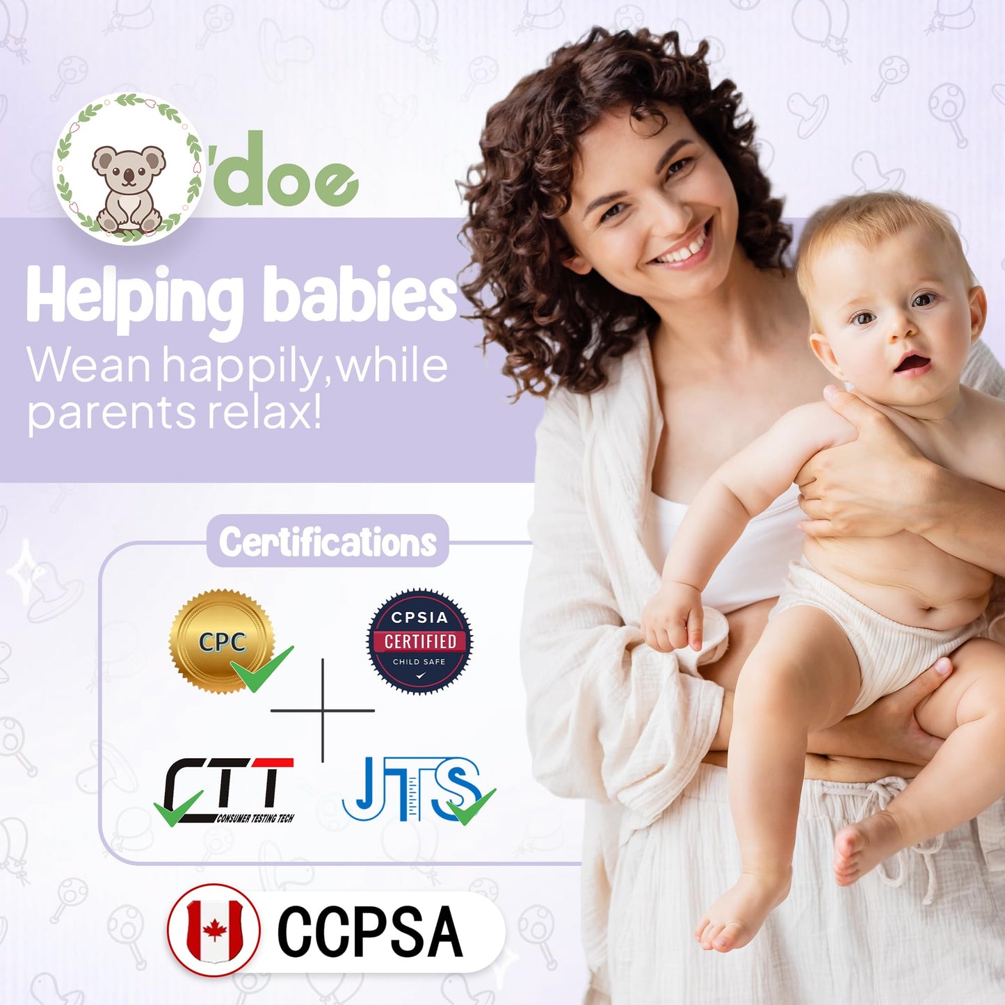 11-teiliges Babygeschirr-Set mit LED-Beleuchtung, Zubehör für Kleinkinder, Baby-Fütterungsset 