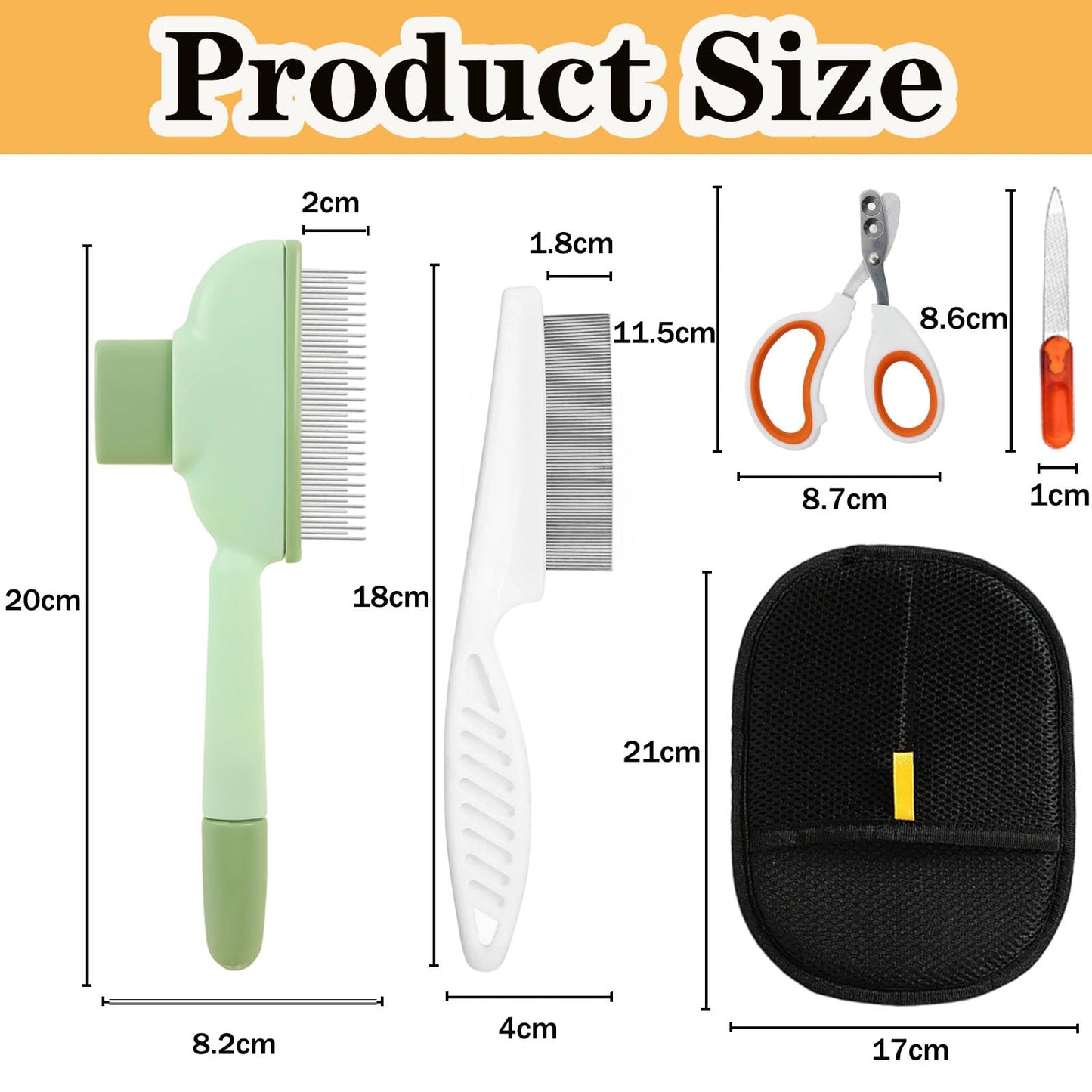 3 Stück Hundebürste Katzenbürste für Langhaar und Kurzhaar, Tierhaarentferner Handschuh 