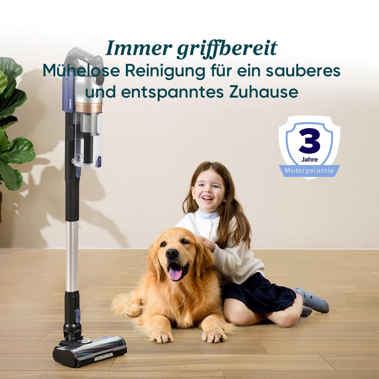 Akku Staubsauger -Levoit - Laufzeit für 75㎡ -4-in-1 Vacuum Cleaner - 99,9 Prozent Filterleistung