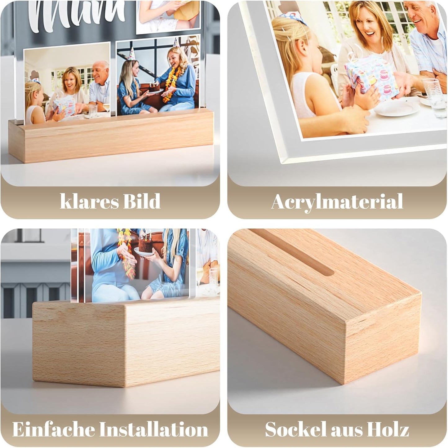 Personalisierte Geschenke, personalisierte Bilderrahmen mit Foto, personalisiertes Geburtstagsgeschenk 