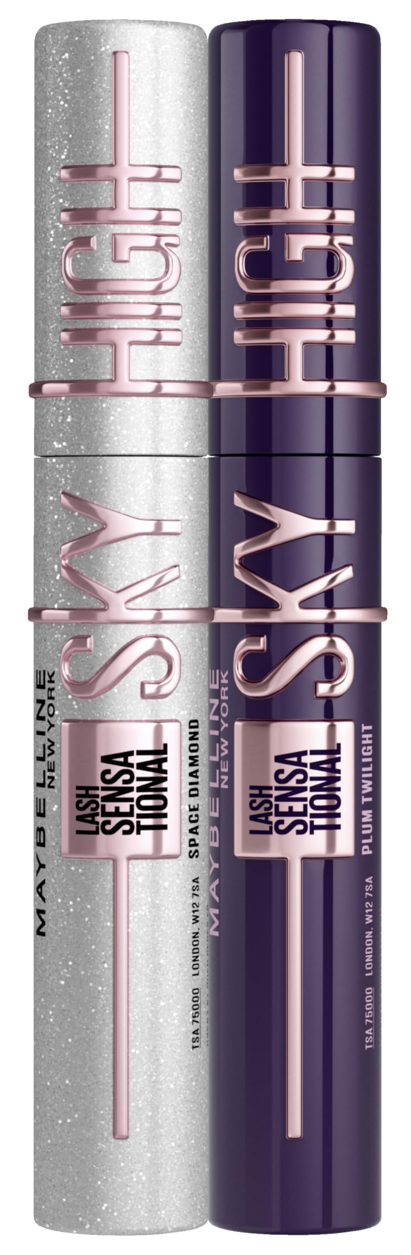Maybelline New York Sky High Schwarze Wimperntusche für extrem lange Wimpern und Volumen, Sky High Mascara 