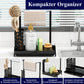 Kitsure Küchenorganizer – Multifunktionaler Küchenorganizer mit herausnehmbarer Ablageschale 
