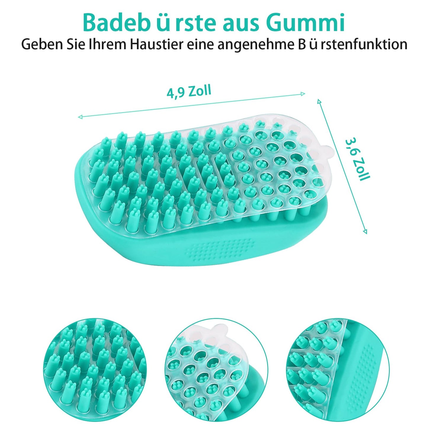 Hundebürste für Hunde und Katzen, selbstreinigend, Katzenbürste für Unterwäsche und Fell 