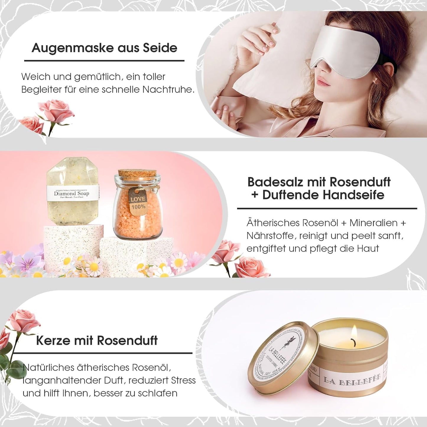 Yogopro-Geschenke für Frauen, Geburtstagsgeschenk für Frauen, Geschenkset, Wellness-Geburtstagsgeschenk 