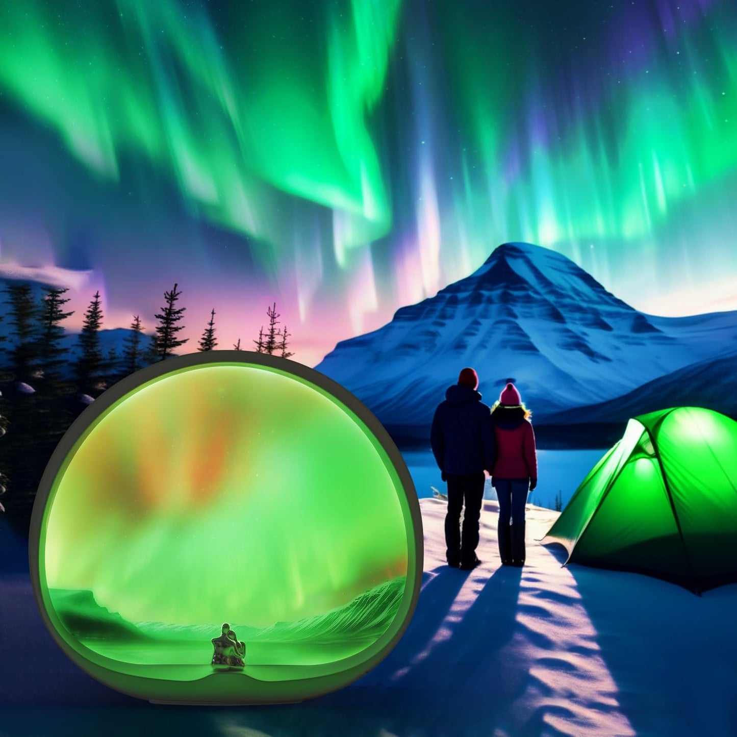 Sonnenuntergang Lampe Geschenk für Frauen Dekorative Beleuchtung für Wohnzimmer 