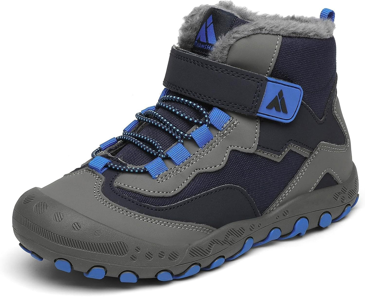 Mishansha Kinder Winterschuhe Warm Gefüttert Winterstiefel Jungen Mädchen Boots 