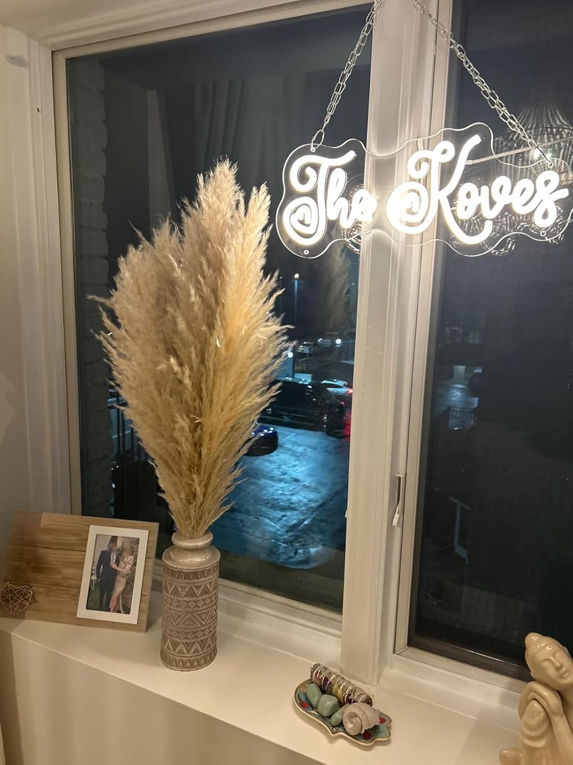 15 Stück 100cm Große, natürliche &amp; flauschige Trockenblumenstrauß Pampasgras 