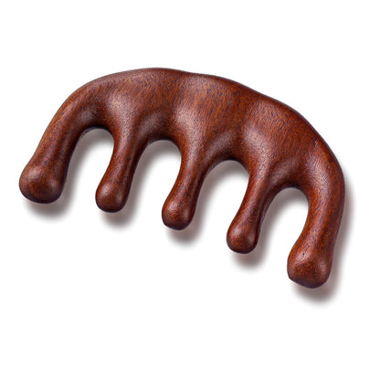 Kopfhaut Massagekamm Holzkamm, natürlicher Körpermassage Werkzeug