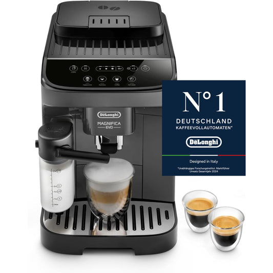 De'Longhi Kaffeevollautomat mit LatteCrema Milchsystem, 7 Direktwahltasten für Cappuccino, Espresso 
