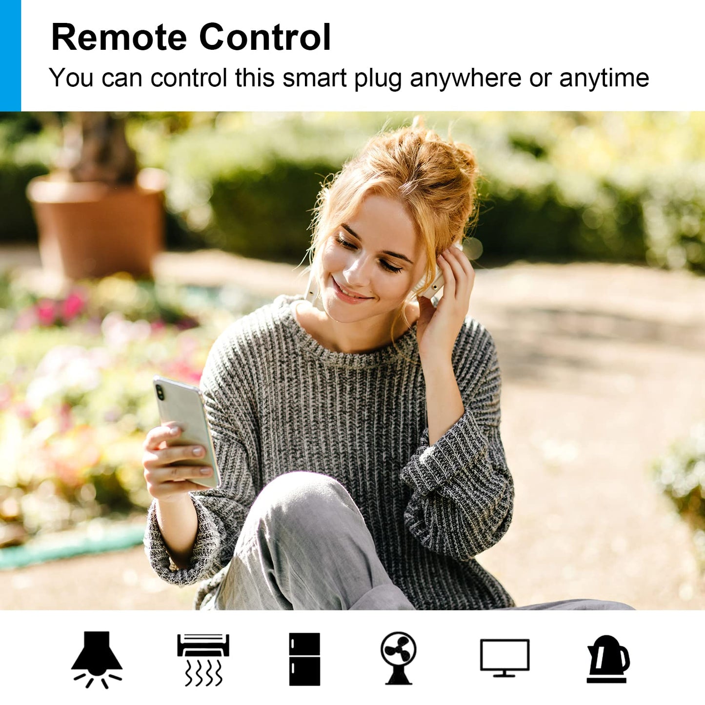 WLAN Smart Steckdose mit Strommessung 16A, Smart Home Steckdose kompatibel mit Alexa/Google Home, Stromverbrauchsmessung, Sprachsteuerung, App-Fernbedienung 