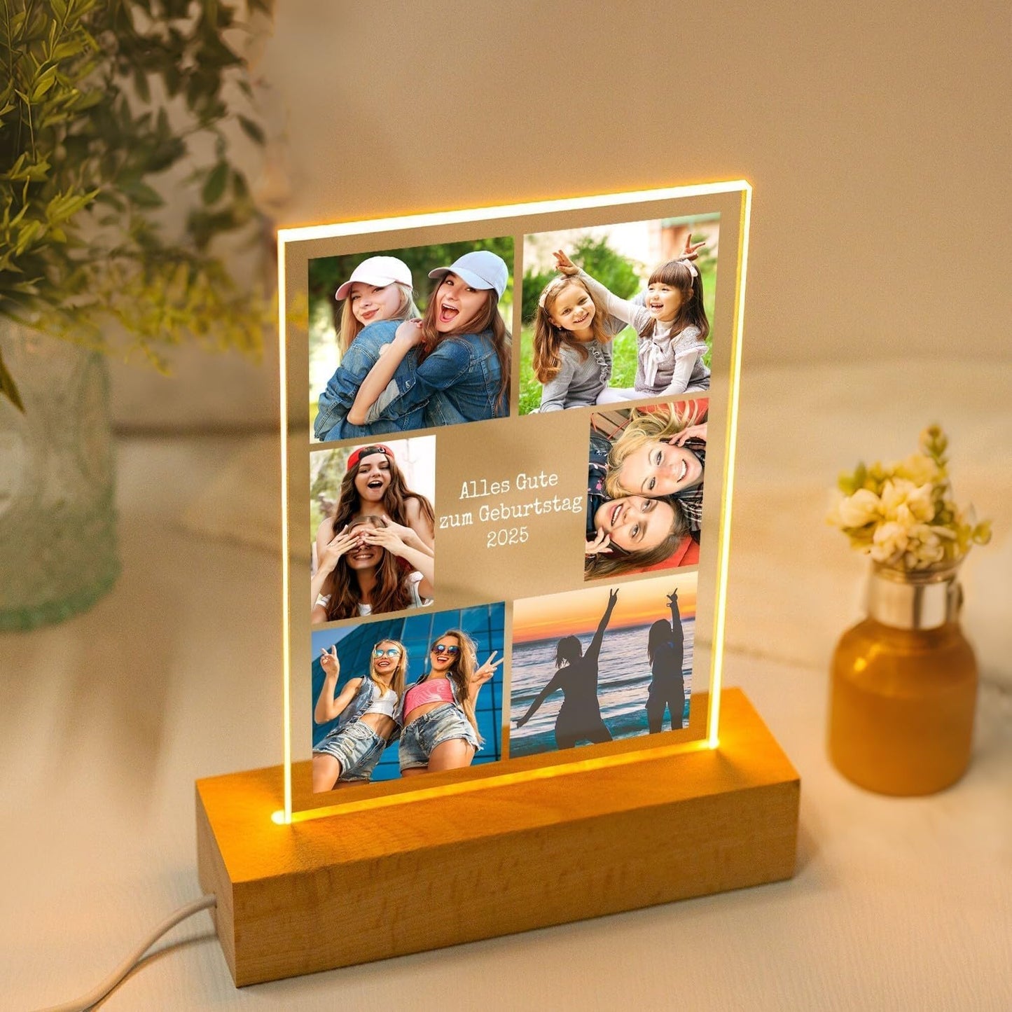 Personalisierte Geschenke für Freundin, Bilderrahmen mit Foto 