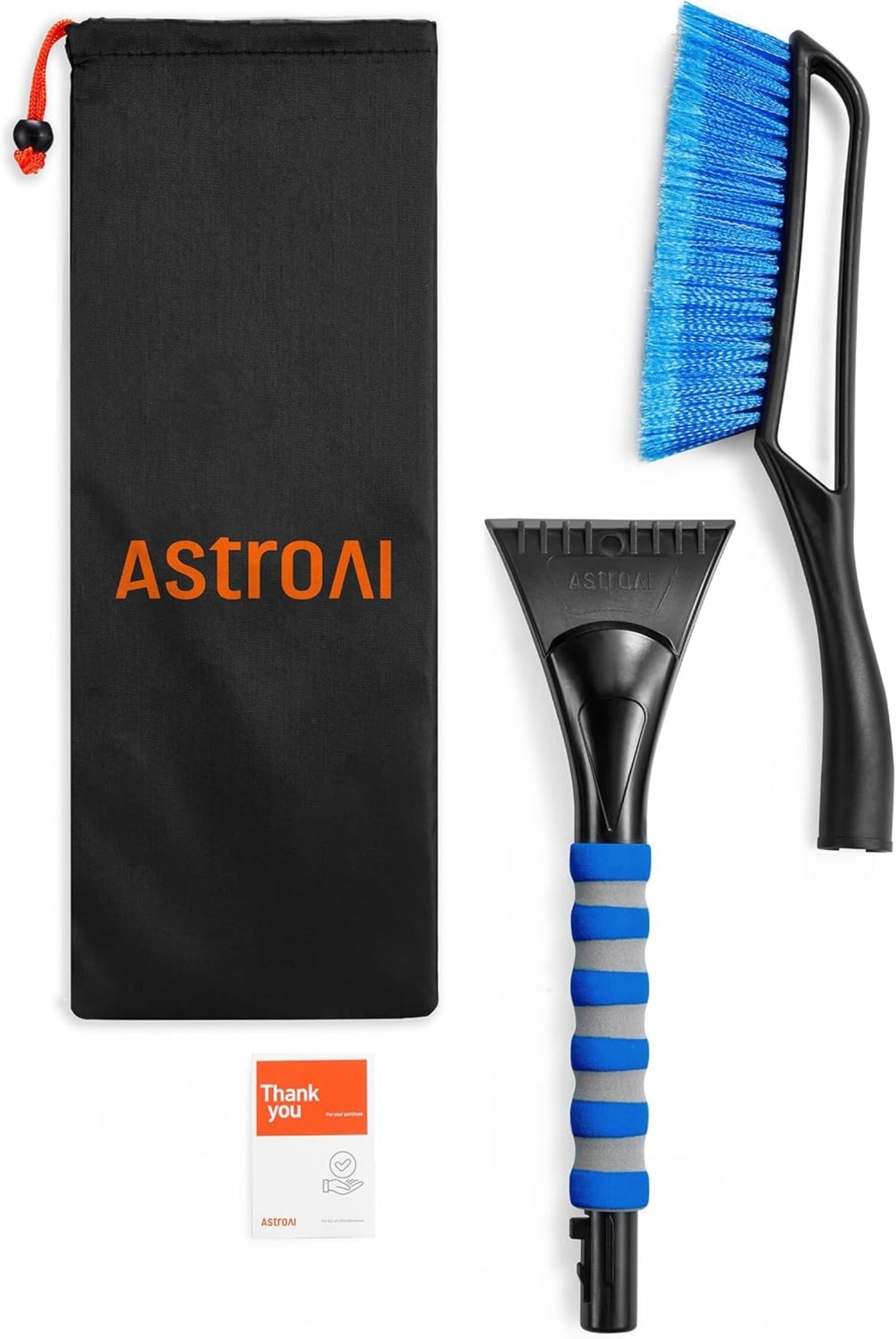 Eiskratzer, Auto-Eiskratzer, Schneebürste, abnehmbarer, ergonomischer Schaumstoffgriff für Pkw, Lkw und SUVs 