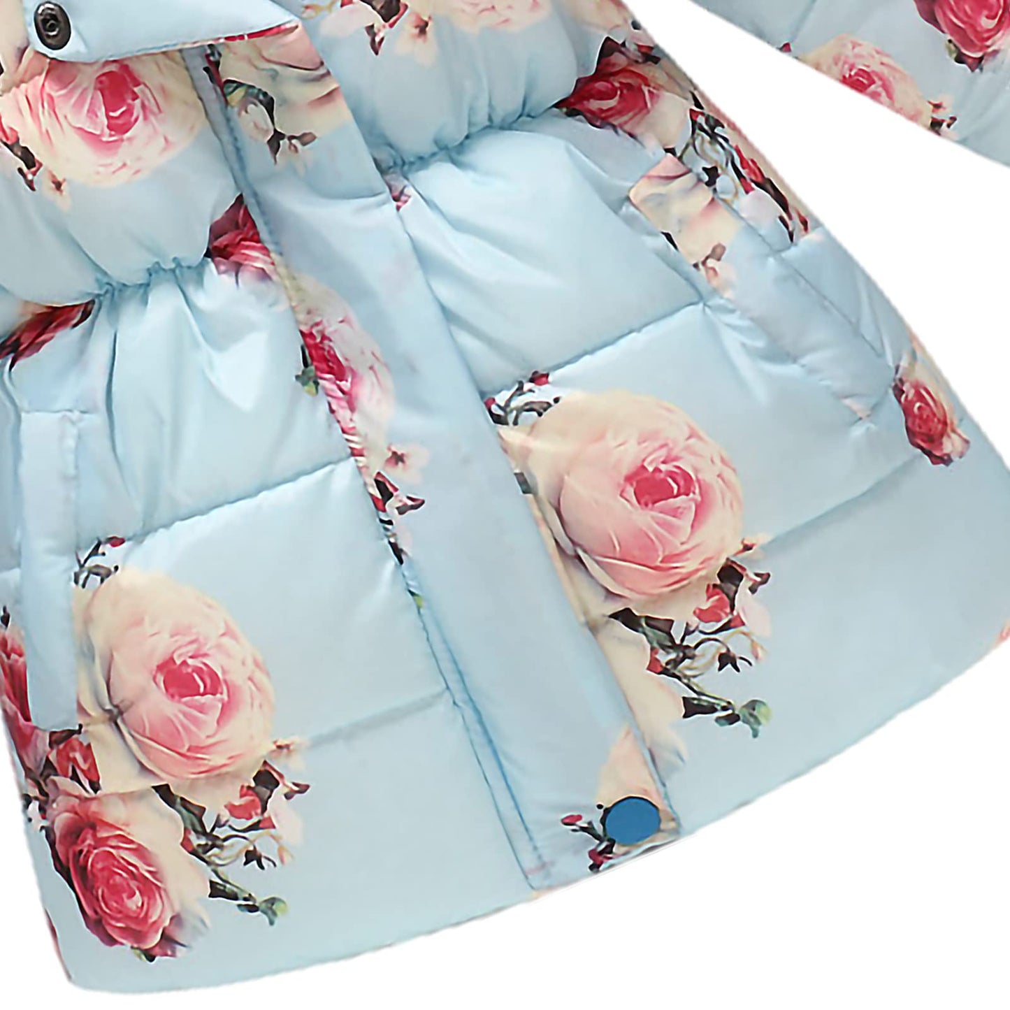 Winter Jacket Girls' Floral Warm Winter Coat Children's Jacket