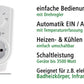 Steckdosenthermostat, max. 3500 W, Ein/Aus/Auto, 230 V für Heiz- und Kühlgeräte 