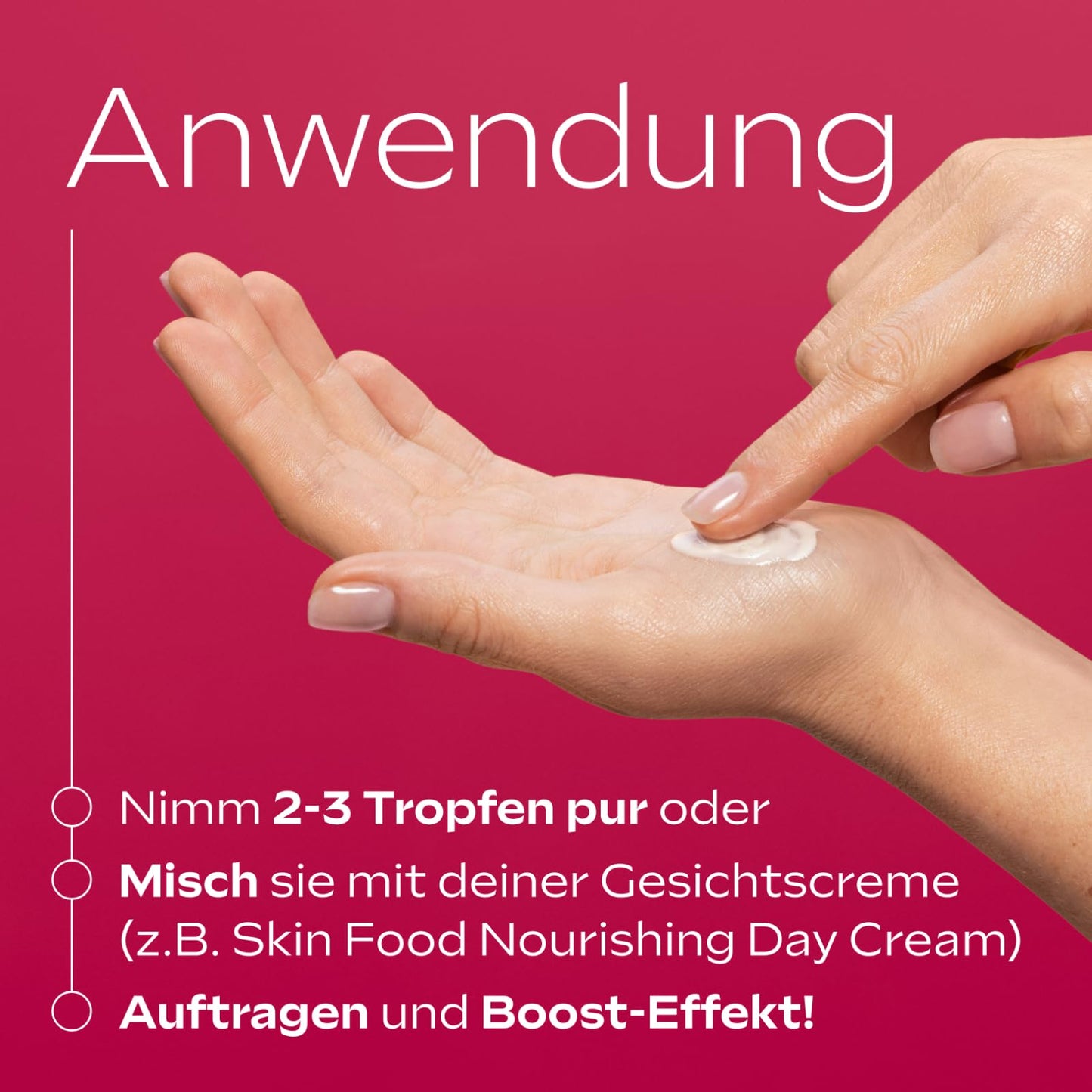 Weleda Organic Skin Food Glow Serum Drops – Natürliche Kosmetik-Booster-Tropfen mit Süßholz und lichtreflektierenden Pigmenten für einen strahlenden Teint und gegen Pigmentflecken 