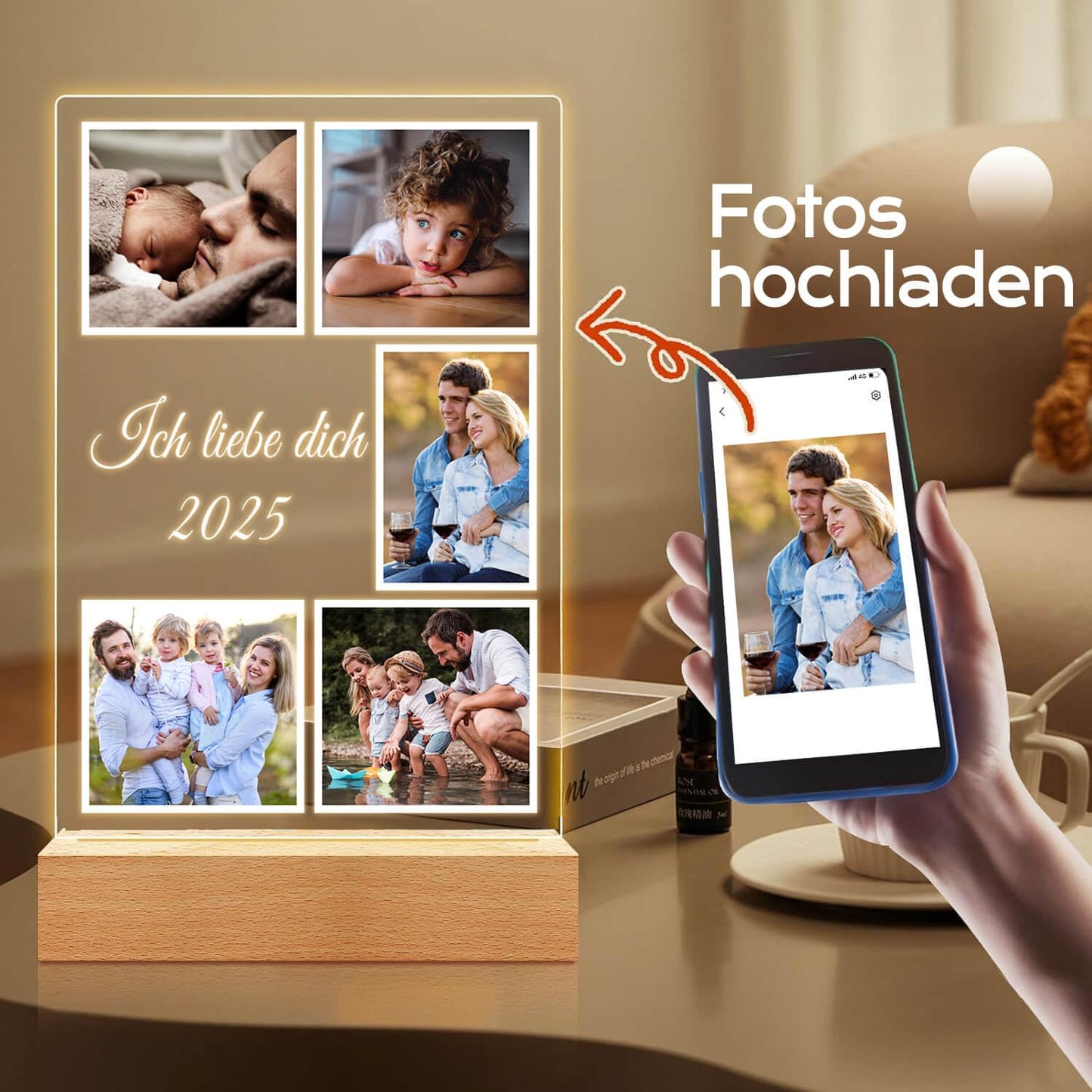 Personalisierte Geschenke, personalisierte Bilderrahmen mit Foto, personalisiertes Geburtstagsgeschenk 