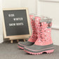 DREAM PAIRS Jungen Mädchen Winterstiefel Wasserabweisend, Warm Rutschfest Schneestiefel 