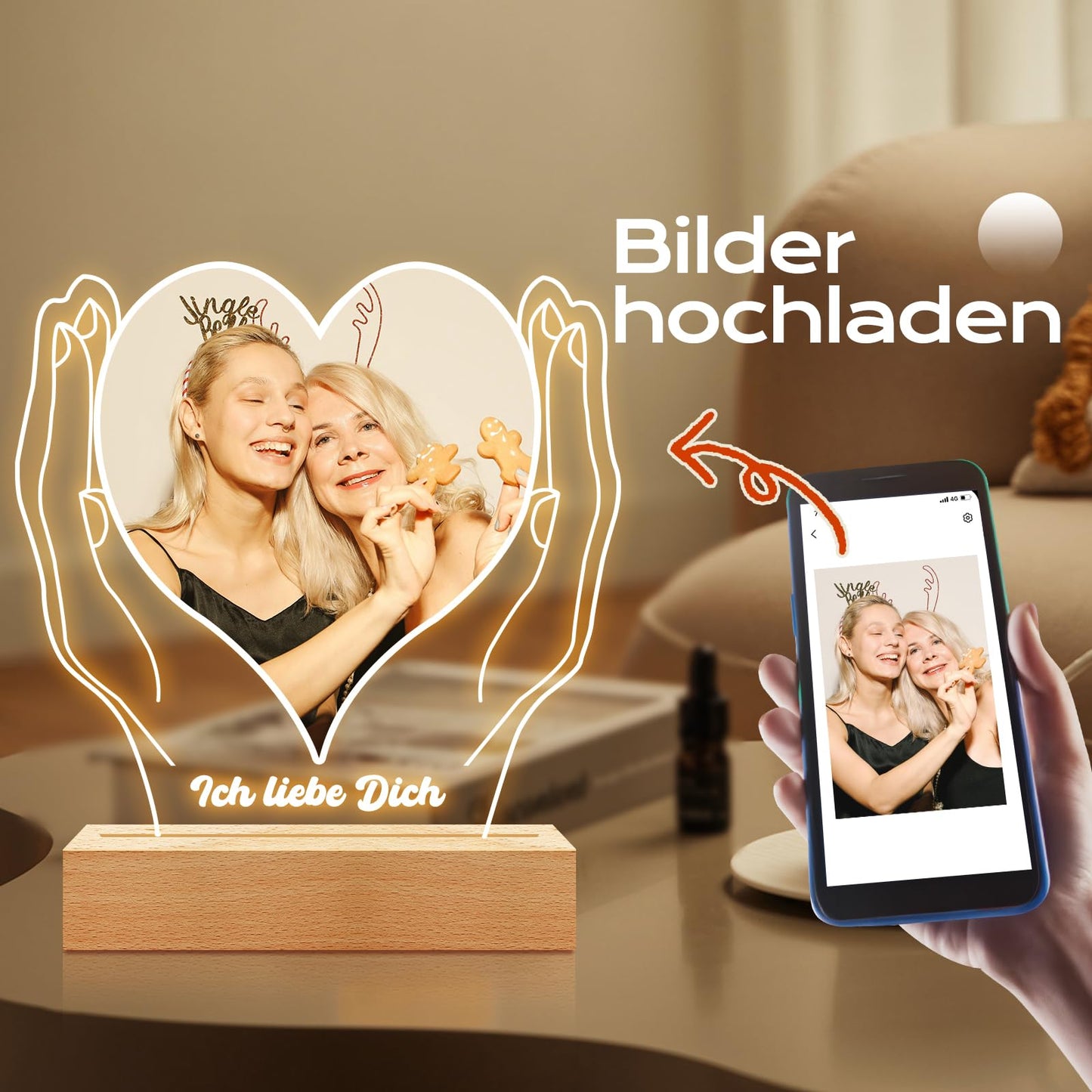 Personalisierte Geschenke, personalisierte Bilderrahmen mit Foto, personalisiertes Geburtstagsgeschenk 