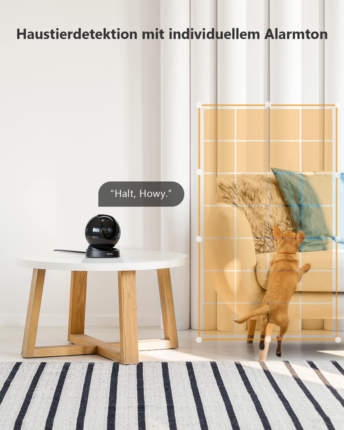 2K Überwachungskamera Innen 355°/70°, 3MP WLAN Kamera Innen 